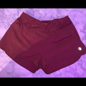 pink athletic shorts